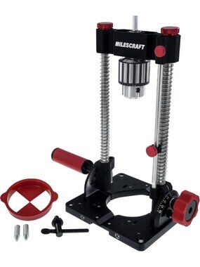 Heavy-Duty Portable Drill Press Guide – Precision Drilling Jig for Angled